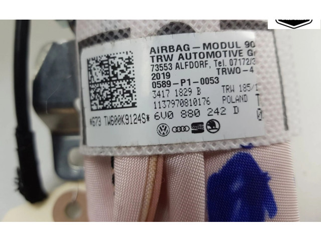 Подушка безопасности в сиденье 6V0880242D, 6V0880242D   Skoda Fabia Mk3 (NJ)