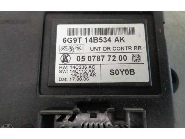 Блок управления 6G9T14B534AK, 0507877200   Ford S-MAX