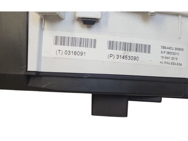 Панель приборов 31453090, 0316091 Volvo V60