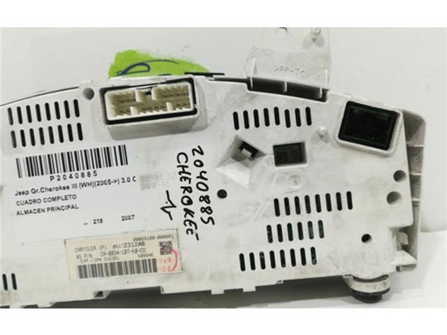 Панель приборов 5172312AB, CR0034107K0C0 Jeep Grand Cherokee (WK)