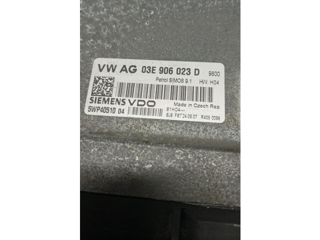 Блок управления двигателя 03E906023D   Skoda Fabia Mk1 (6Y)