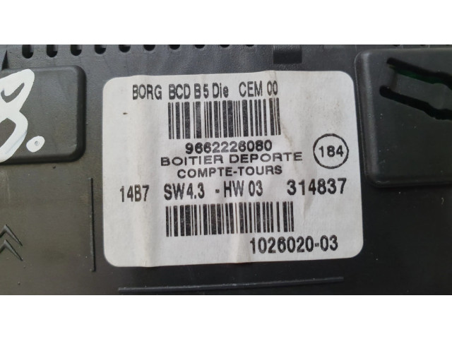 Дисплей 102602003, 9662226080 Citroen C4 I