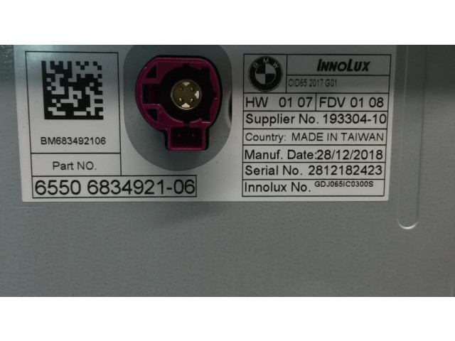 Дисплей 65506834921 BMW X3 G01