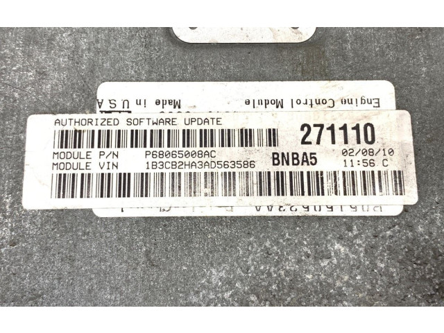 Řídící jednotka P68065008AC Dodge Caliber 2010
