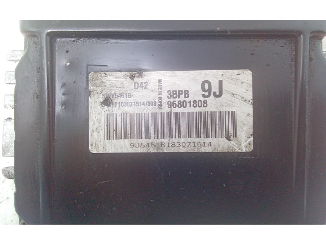 Блок управления двигателя 96801808, 96801808   Chevrolet Matiz