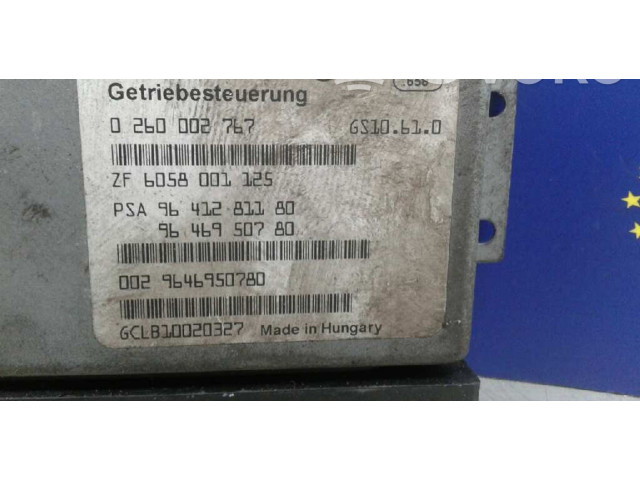 Блок управления коробкой передач 0260002767, ZF6058001125   Citroen C5