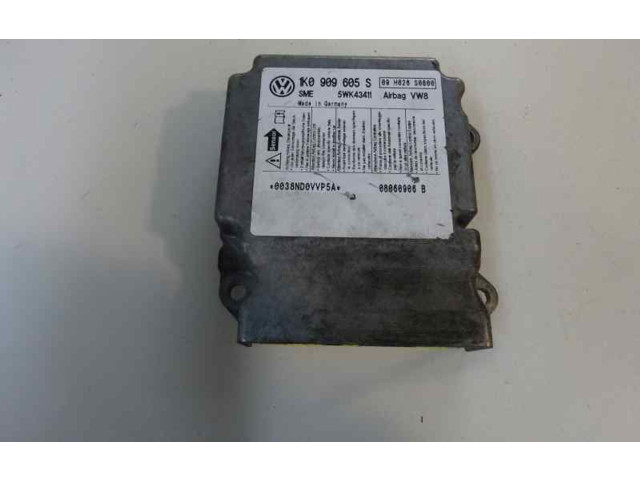 Блок подушек безопасности 1K0909605S Skoda Octavia Mk2 (1Z)