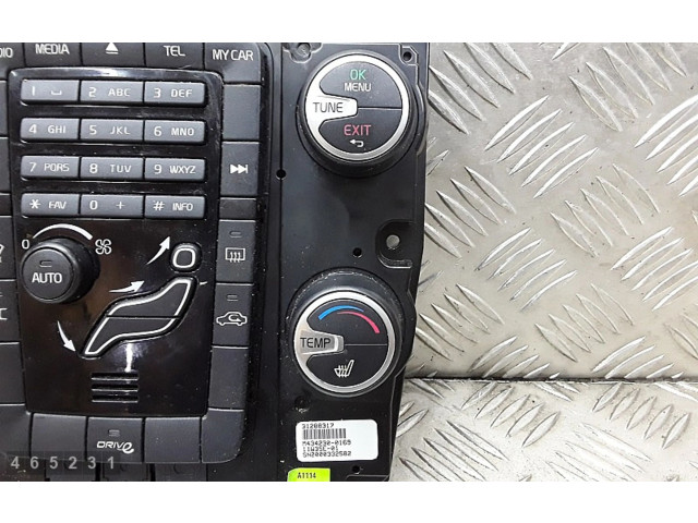 Блок управления кондиционера воздуха / климата/ печки (в салоне) 31288317 Volvo S60