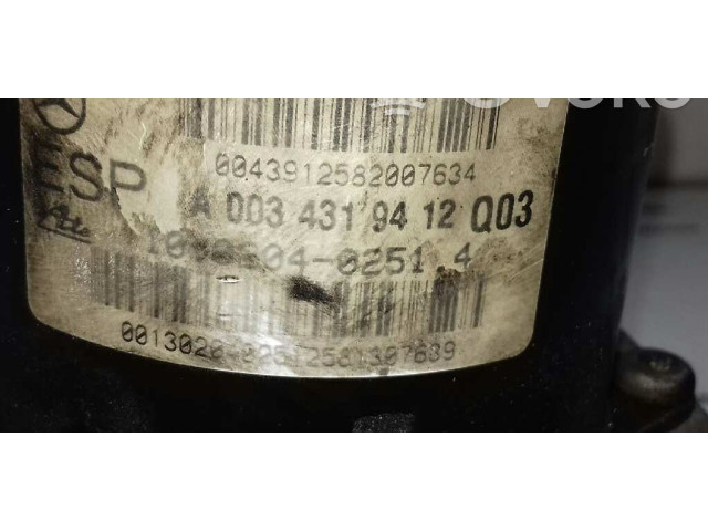 Jednotka ABS A2095450232, A0034319412 Mercedes-Benz C W203 2004