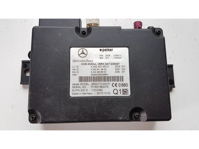 Блок управления A2429004801, A2429018900   Mercedes-Benz E W212