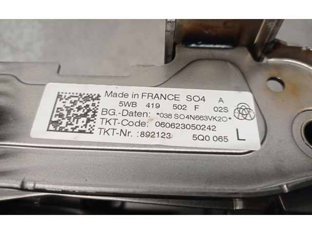 Ось рулевого колеса 5WB419502F, 5WB419502D Skoda Octavia Mk4