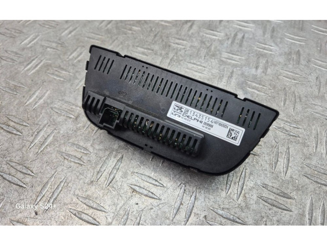 Блок управления климат-контролем 13435154   Opel Meriva B