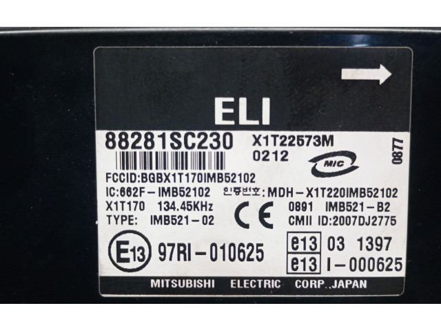 Блок управления 88281SC230   Subaru Forester SH