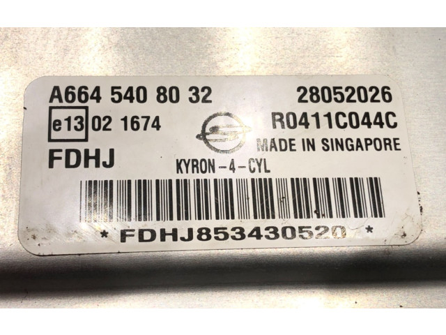 Блок управления двигателем Блок управления A6645408032 SsangYong Kyron