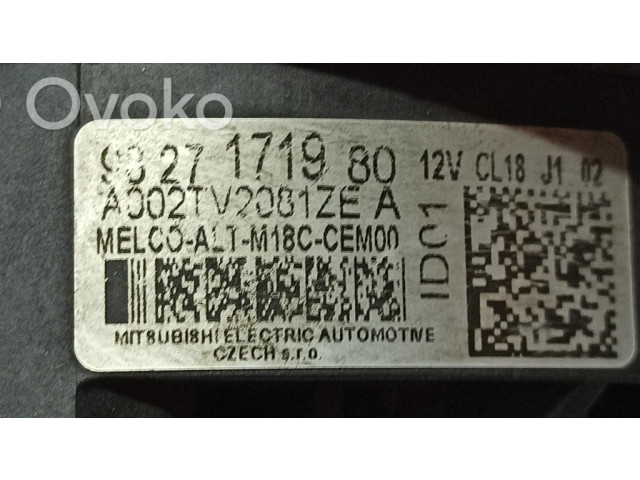 Генератор 9809200480, 9827171980   Peugeot Partner III      