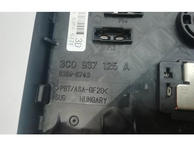 Блок предохранителей 3C0937125A, 3C0937125A Audi Q3 8U