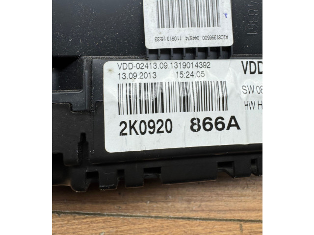Přístrojová deska Volkswagen Caddy 2008 2K0920866A, VDD024130