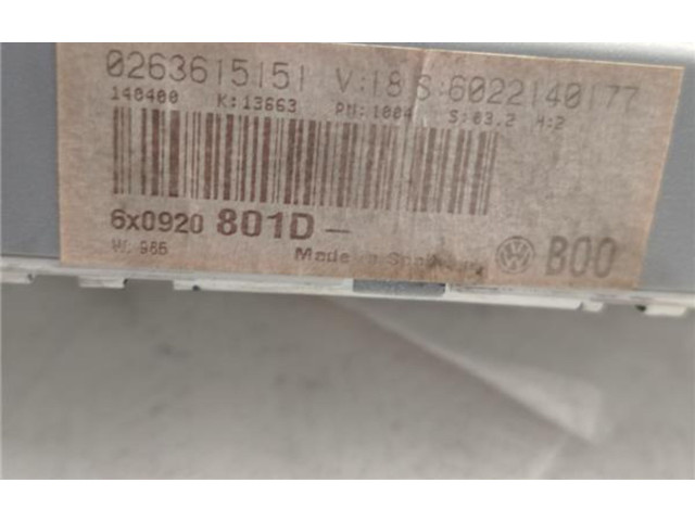 Панель приборов 026361515, 026361515   Volkswagen Lupo       