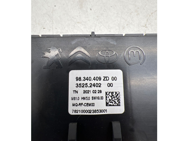 Блок управления климат-контролем 98340409ZD, 35252402   Peugeot Partner III