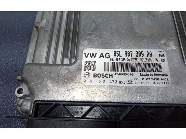 Блок управления двигателем Блок управления 0281039430, 0281039430   Skoda Octavia Mk4