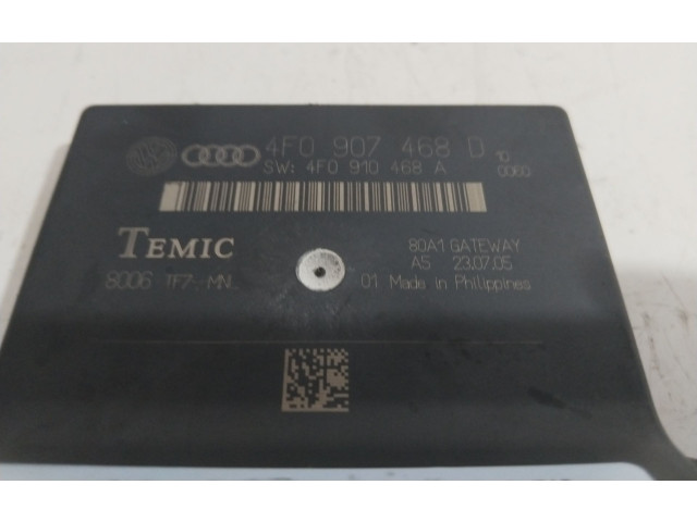Блок управления 4F0907468D, 4F0910468A   Audi A6 S6 C6 4F