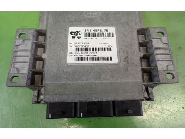 Блок управления двигателем Блок управления 9655756880 Citroen C2