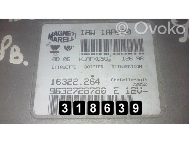 Řídící jednotka 9632728780   Citroen Berlingo 1998