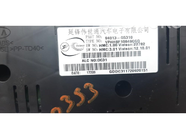 Панель приборов 94013G5310 KIA Niro