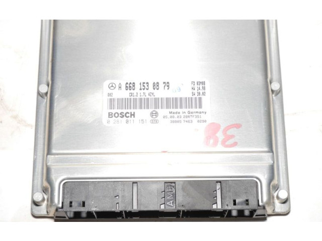 Блок управления двигателя A6681530879, A6681530879 Mercedes-Benz A W168