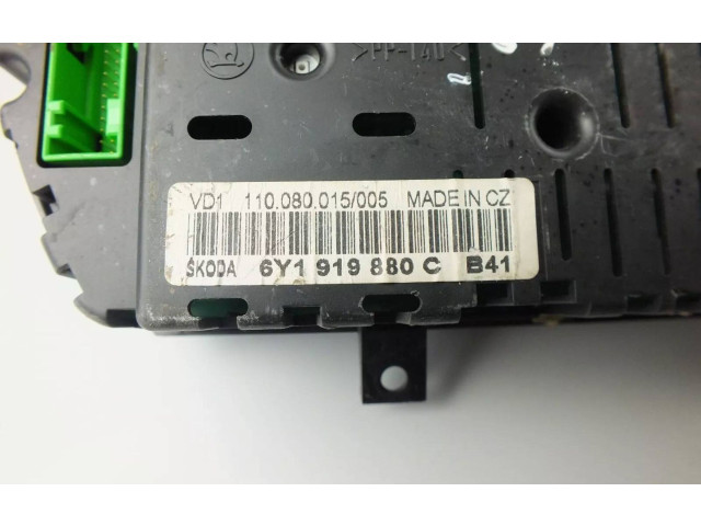 Панель приборов 6Y1919880C Skoda Fabia Mk1 (6Y)