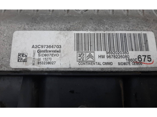 Řídící jednotka A2C97364703, 9678226080 Citroen C4 Aircross 2012