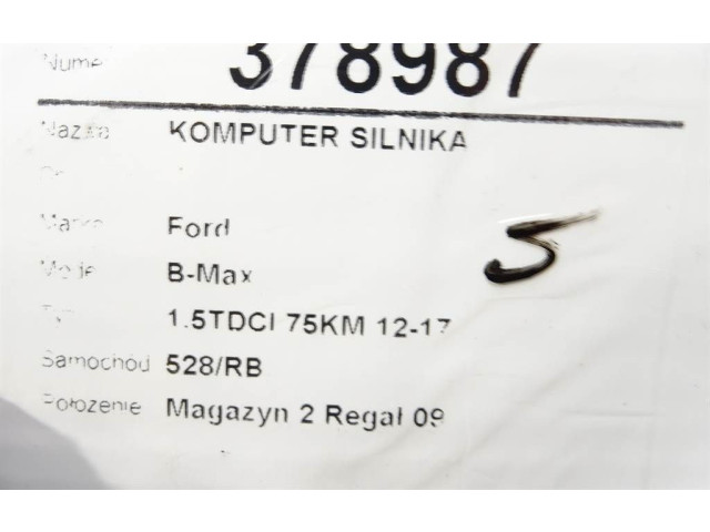 Блок управления двигателем Блок управления Ford B-MAX