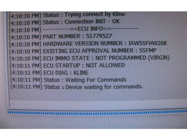 Блок управления двигателя IAW5SF.MP, 51779527 Fiat Albea