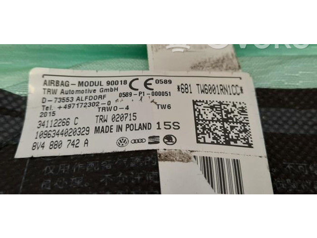 Надувная подушка для крыши 8V4880742A    Audi RS3