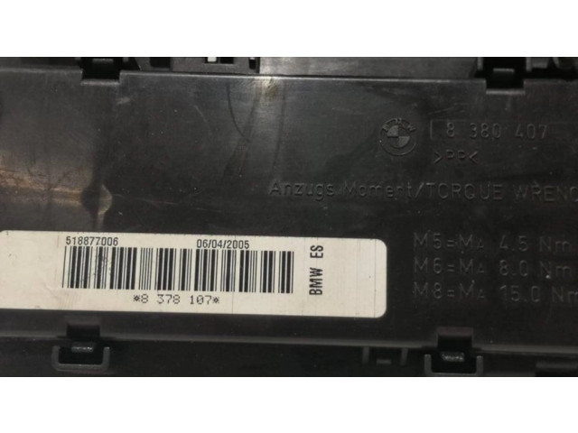   Pojistková skříňka 8378107, 518877006   BMW X5 E53 2005