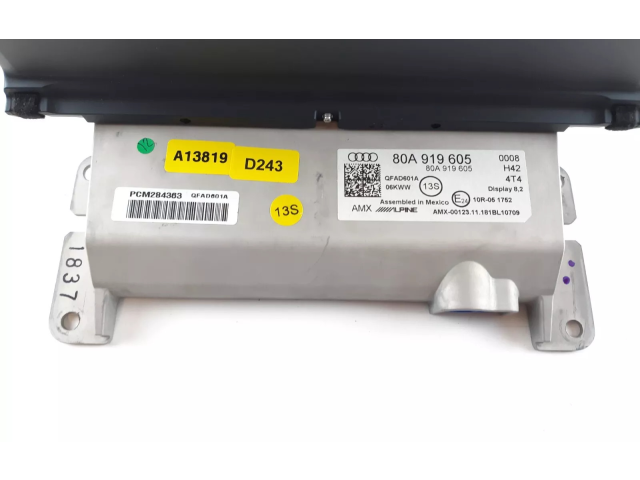 Дисплей 80A919605 Audi Q5 SQ5
