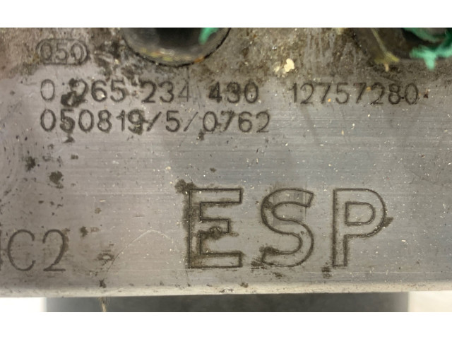 Блок ABS 12757280, 0265234430 Saab 9-5