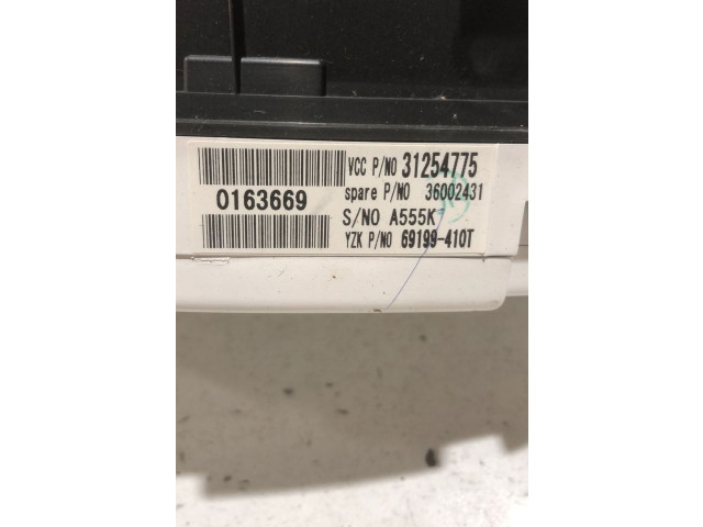 Панель приборов 31254775, 31254775   Volvo C30       