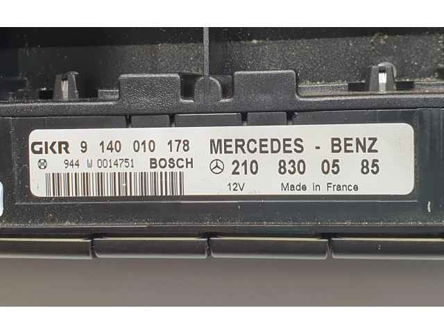 Блок управления климат-контролем 2108300585   Mercedes-Benz S W140