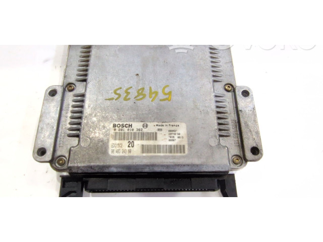 Блок управления двигателя 9640324380, BOSCH0281010362   Peugeot 306