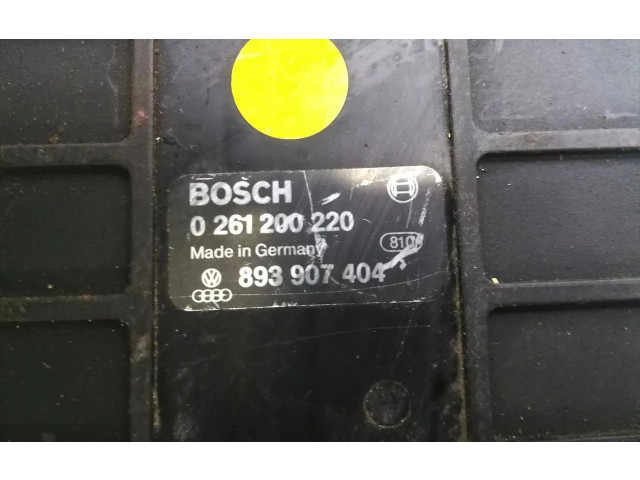 Блок управления двигателя 893907404, 0261200220 Audi A2