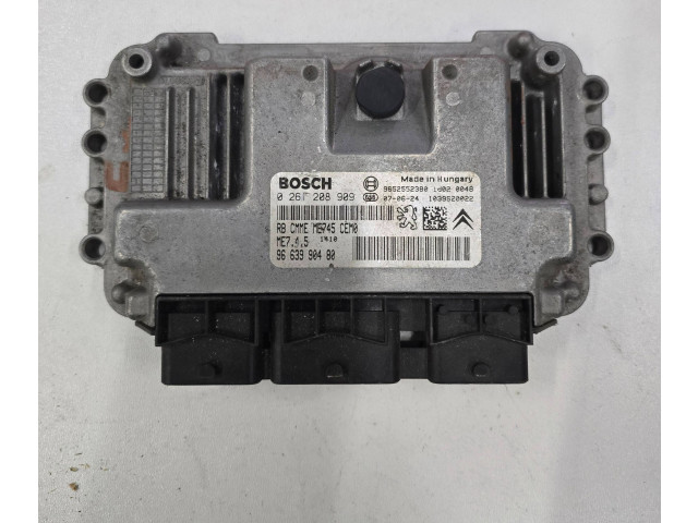 Блок управления двигателя 9663990480, 0261208909   Peugeot 307 CC
