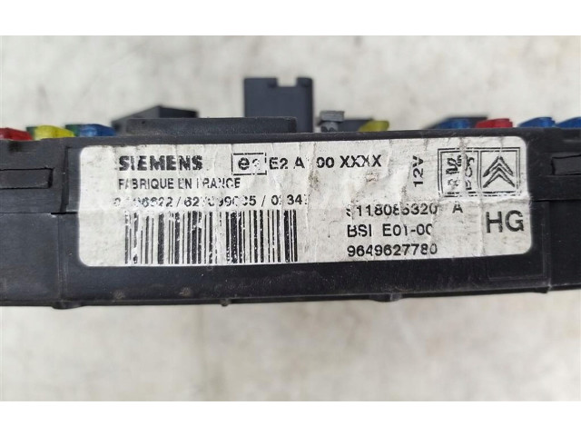 Блок комфорта 9649627780 Citroen Berlingo