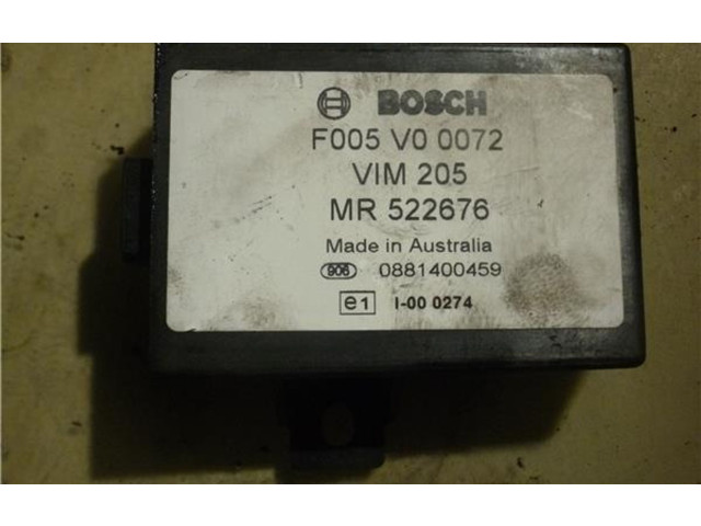 Блок управления двигателя MR522676, F005V00072 Mitsubishi Carisma