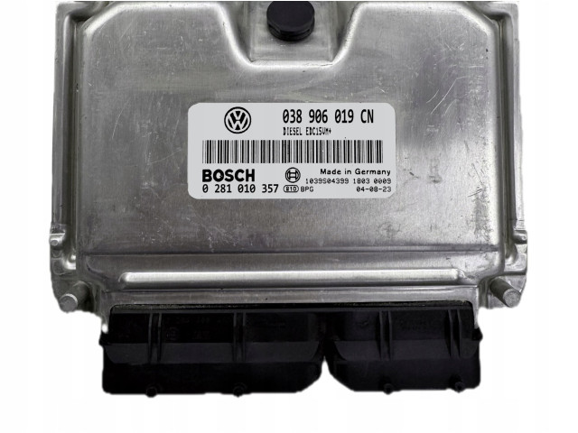 Блок управления двигателя 038906019CN, 0281010357   Skoda Fabia Mk1 (6Y)