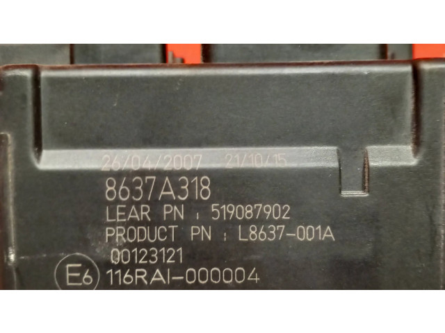 Комплект блоков управления 9664487580, 9663757980   Citroen C-Crosser