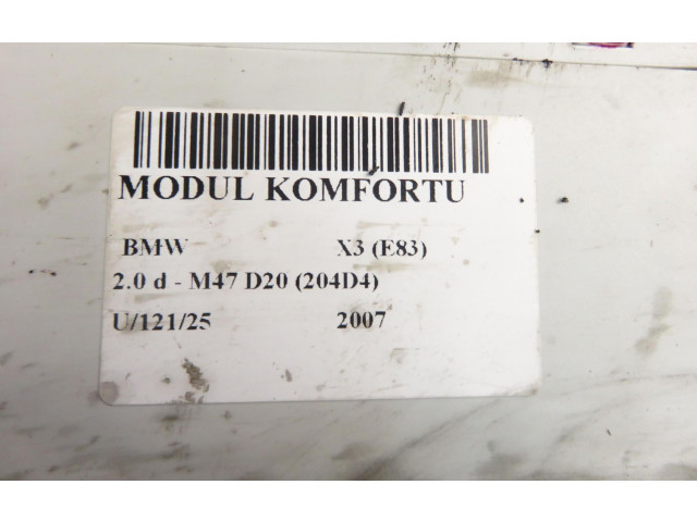 Блок комфорта 6963338, 6963338 BMW X3 E83