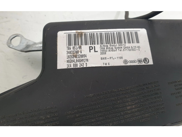 Подушка безопасности в сиденье 1K4880242D Skoda Octavia Mk2 (1Z)