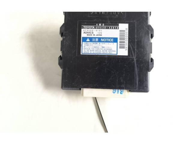 Блок управления редуктора коробки передач (раздатки) 8963042010, 0795009191   Toyota RAV 4 (XA30)