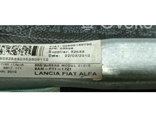 Боковая подушка безопасности 00505189790, 34050620 Alfa Romeo Mito